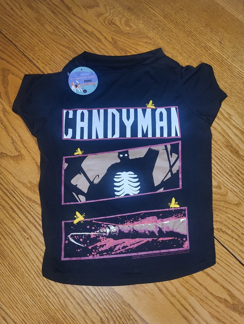 ✨️NEW Candyman Dog Tshirt LG